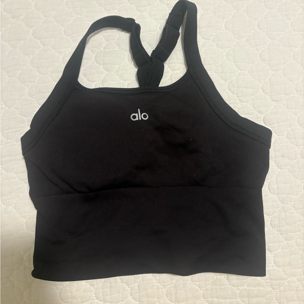 Alo Seamless Ribbed Favorite Bra Tank